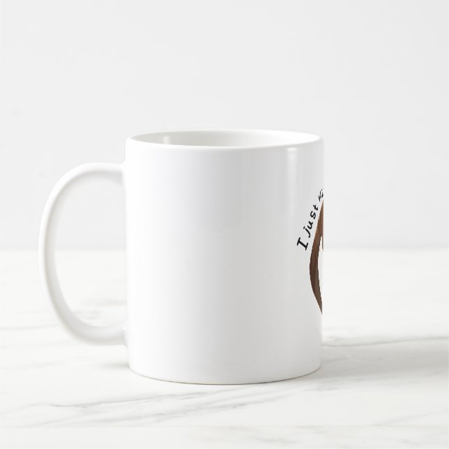 O ist für Otter Kaffeetasse (Links)