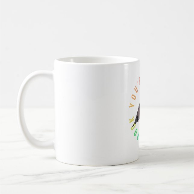 O ist für Otter Kaffeetasse (Links)