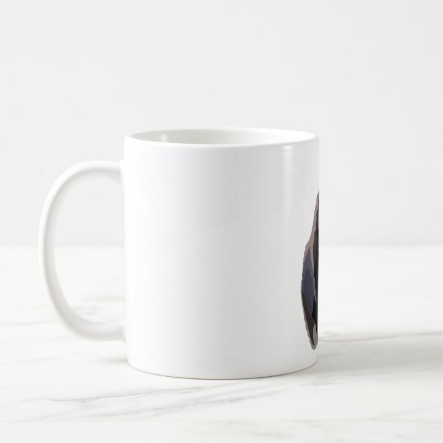 O ist für Owl Faced Monkey Kaffeetasse (Links)