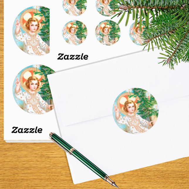 O komm, o komm, Emmanuel (Detail) Advent Runder Aufkleber (Von Creator hochgeladen)