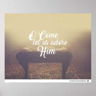 O Lass uns Adore Ihm Poster