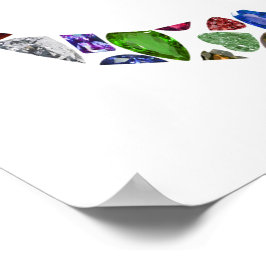 O Letter Monogram Poster