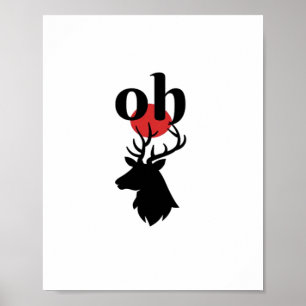 O Lieber O Lieber Rote Künstlerische Ausdrucksform Poster