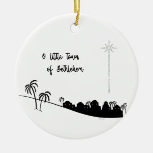 O Little Town of Bethlehem 2 Ornament