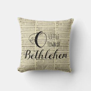 O Little Town of Bethlehem Kissen