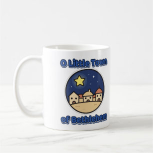 O Little Town of Bethlehem Weihnachtsstern Kaffeetasse