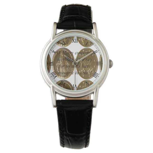 O Maria dachte ohne Sünde... Armbanduhr (Vorderseite)