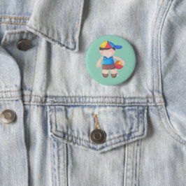 O Menino de Boné e a Bola Button