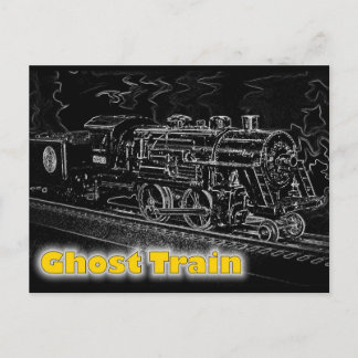 o Modellbahn skalieren - Ghost Train Postkarte