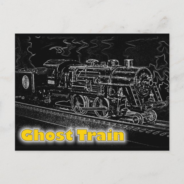 o Modellbahn skalieren - Ghost Train Postkarte (Vorderseite)