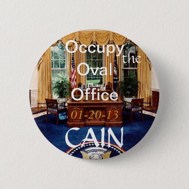 O-O-O Kain ovaler Büro-Knopf Button (Vorderseite)