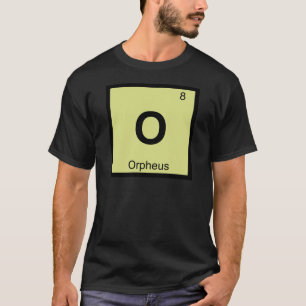 O - Periodisches Symbol der griechischen Chemie in T-Shirt