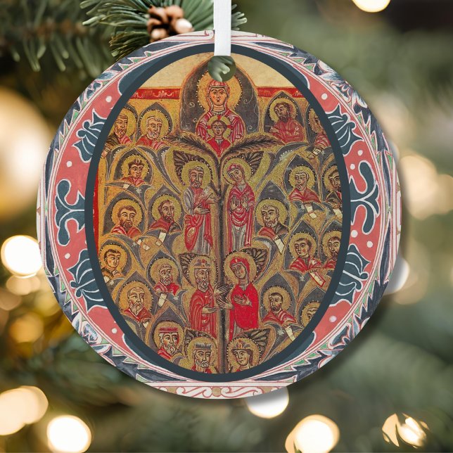 O Radix Jesse Tree of Jesse Advent Ornament Aus Metall (Von Creator hochgeladen)