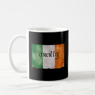 O Reilly Familienname Nachname Irish Ireland Flag Kaffeetasse