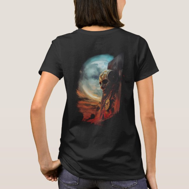 O Relogio e a Mortalha Modelo II T-Shirt (Rückseite)