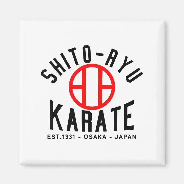 O-ryu Karate Japan Martial Arts  Magnet (Vorne)
