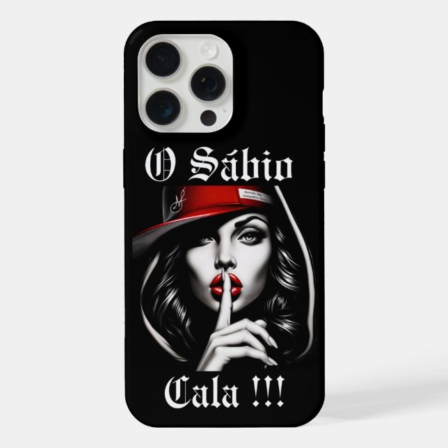 O Sábio Cala Case Iphone 15 Pro Max Hülle (Rückseite)