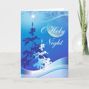 O Sainte Nuit Bible Verse Ésaïe 9:6 Carte de Noël
