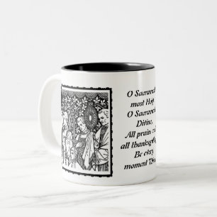 O-Sakrament der meiste heilige Monstrance mit Zweifarbige Tasse