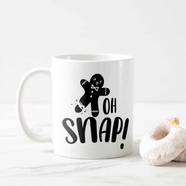 O Snap Weihnachtsgeschenk Kaffeetasse (Mit Donut)