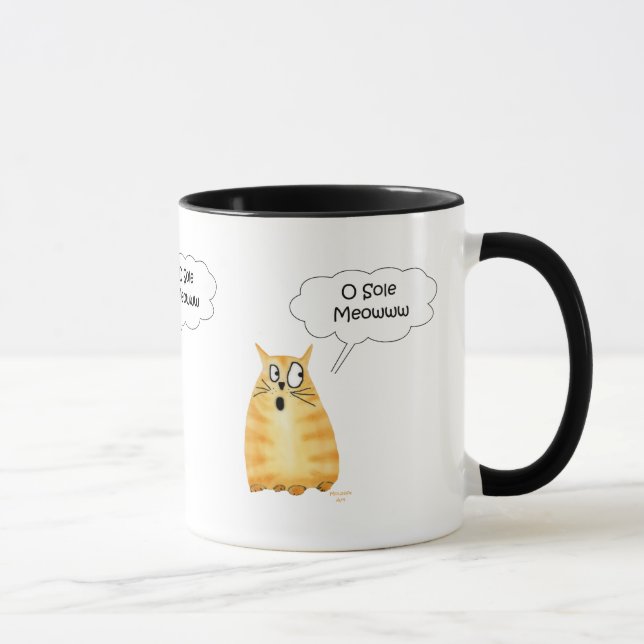 O Sole Meow Mug (Droite)