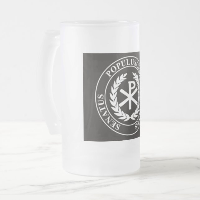 Ō SPQR Poculum Mattglas Bierglas (Vorderseite Links)