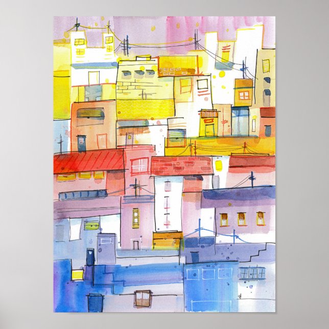 O Stadt Poster (Vorne)