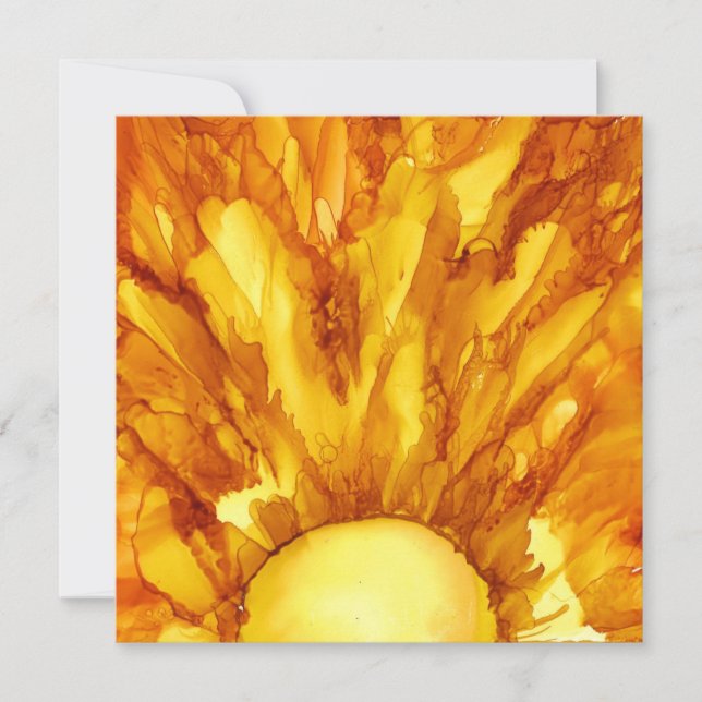 O Steigende Sonne Feiertagskarte (Vorderseite)