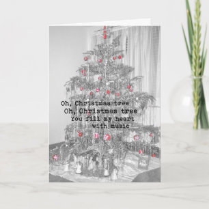 O TANNENBAUM Grußkarte Dankeskarte