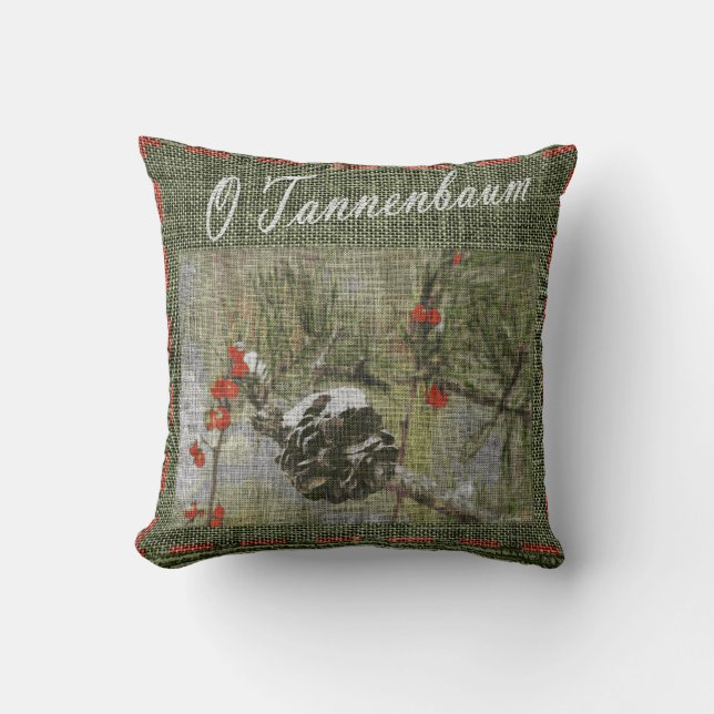 O Tannenbaum Kissen (Vorderseite)