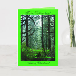 O Tannenbaum, O Tannenbaum Feiertagskarte