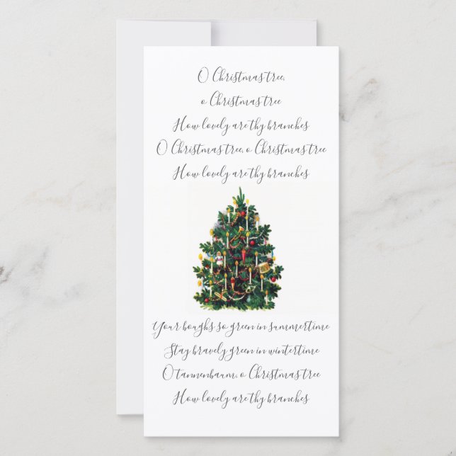 O Tannenbaum Weihnachten (Vorderseite)