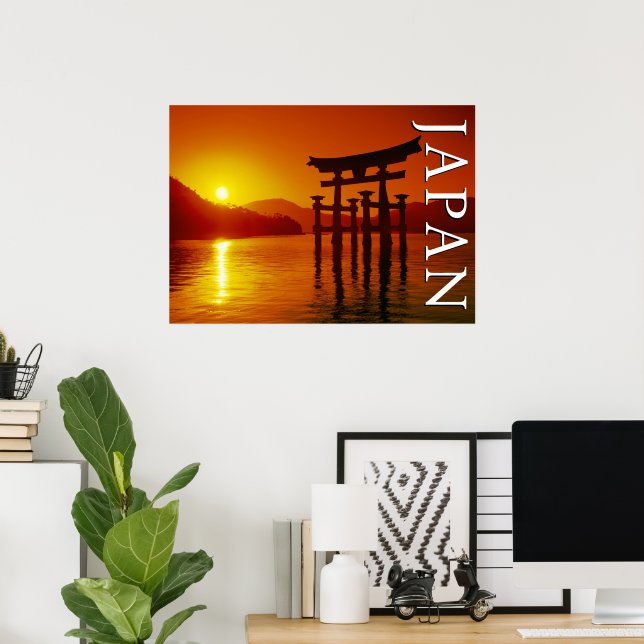 O-Torii Gate, Itsukushima Shrine | Miyajima, Japan Poster (Heimbüro)