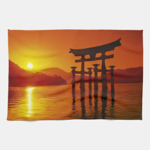 O-Torii-Tor, Itsukushima-Schrein, Miyajima, Handtuch