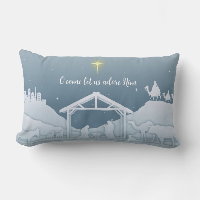 O Venez, Adorons-Le Coussin Accent (Recto)