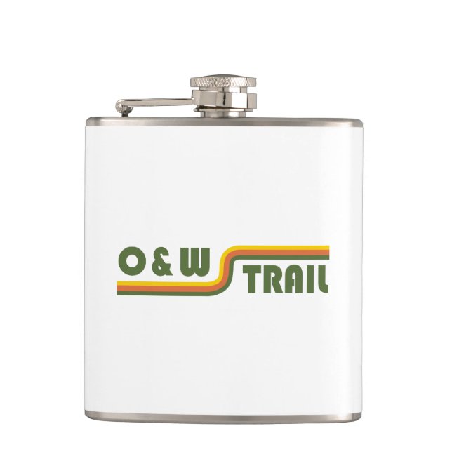 O&W-Bahnstrecke Flachmann (Vorderseite)