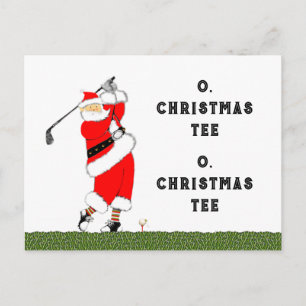 O Weihnachts-Tee Feiertagspostkarte