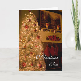 O-Weihnachtsbaum Feiertagskarte