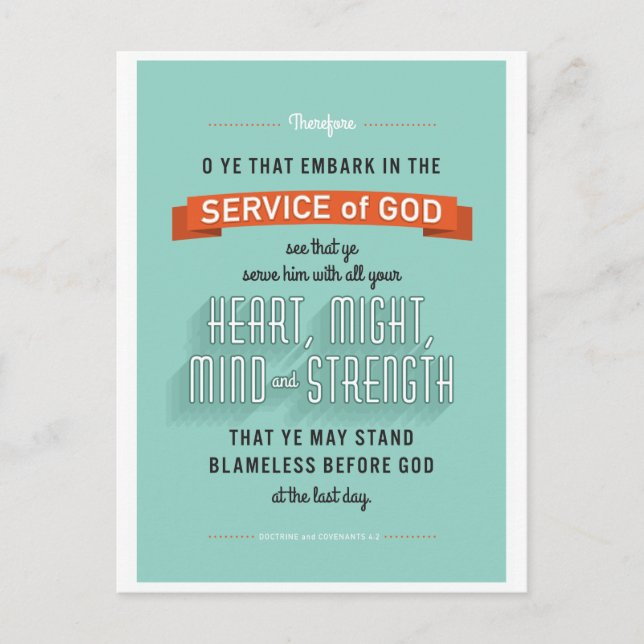 O Ye Cette Embarque. Carte postale LDS (Devant)