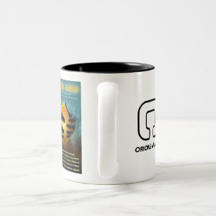 OA Grundlogo und Grafikbecher Zweifarbige Tasse
