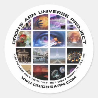 OA logo photo collage sticker