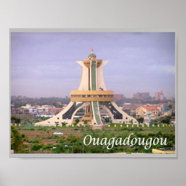 Oagadougou Faso Poster (Vorne)