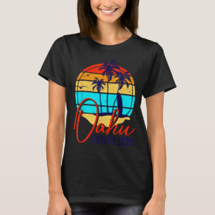 Oahu Hawaii 2026 Urlaub Strand passende Familie T-Shirt