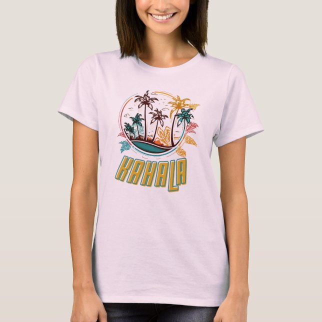 Oahu Hawaii Beach, Kahala Beach. T-Shirt (Vorderseite)