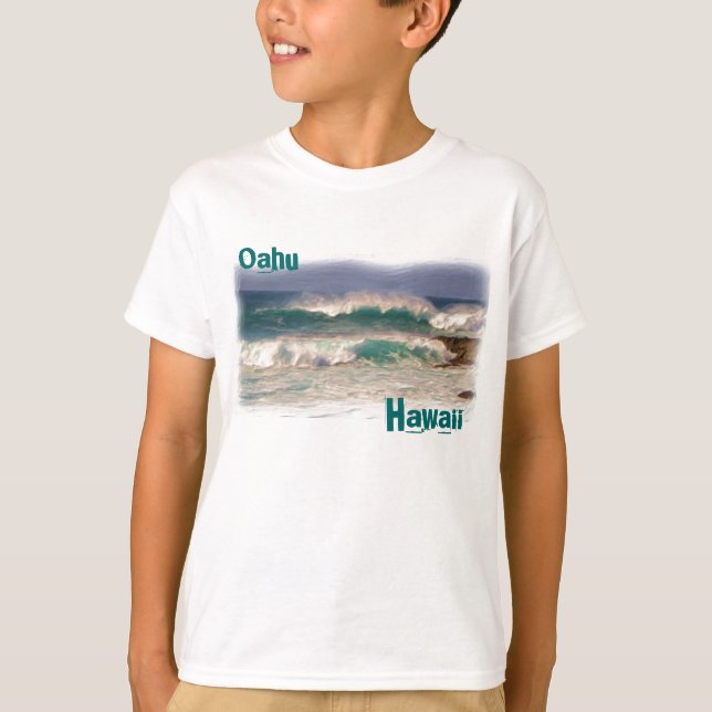 Oahu Hawaii boys Shirt (Vorderseite)