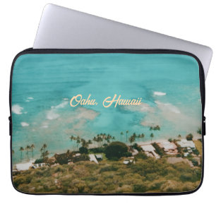 Oahu Hawaii Insel Reise Souvenir Laptopschutzhülle