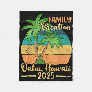 Oahu Hawaii Strand Familienurlaub 2025 Sommer Fleecedecke