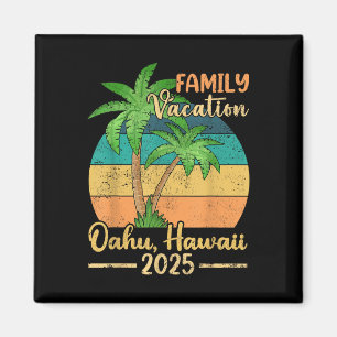 Oahu Hawaii Strand Familienurlaub 2025 Sommer Magnet