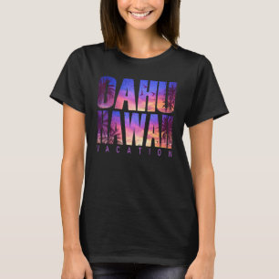 Oahu Hawaii Strand Sommerurlaub passende Familie T-Shirt