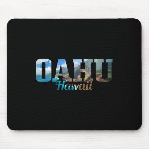 Oahu Hawaii Surfer-Geschenk Souvenir Mousepad